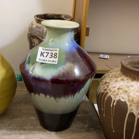 瓶高30。6。景德镇陶瓷