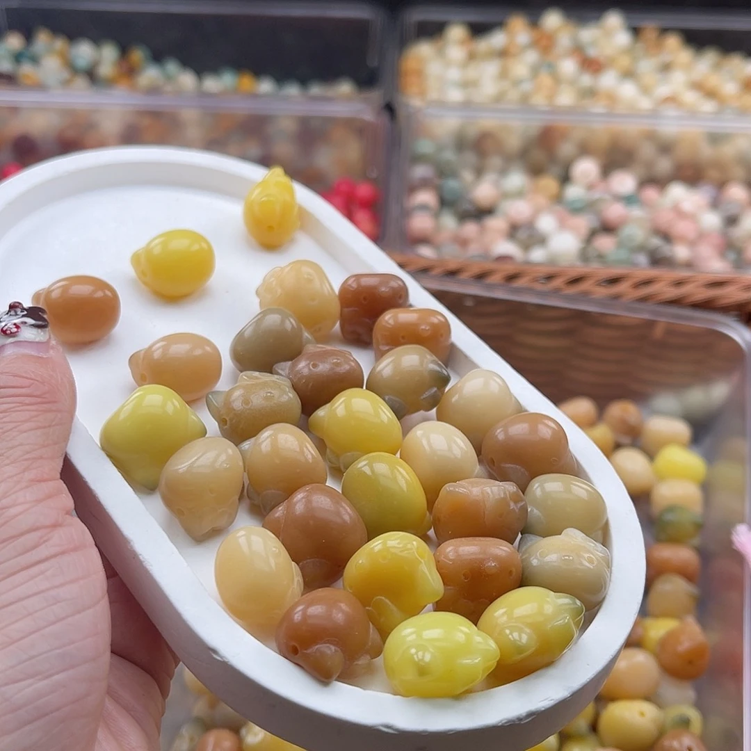 白玉菩提吊坠B/16mm/15颗