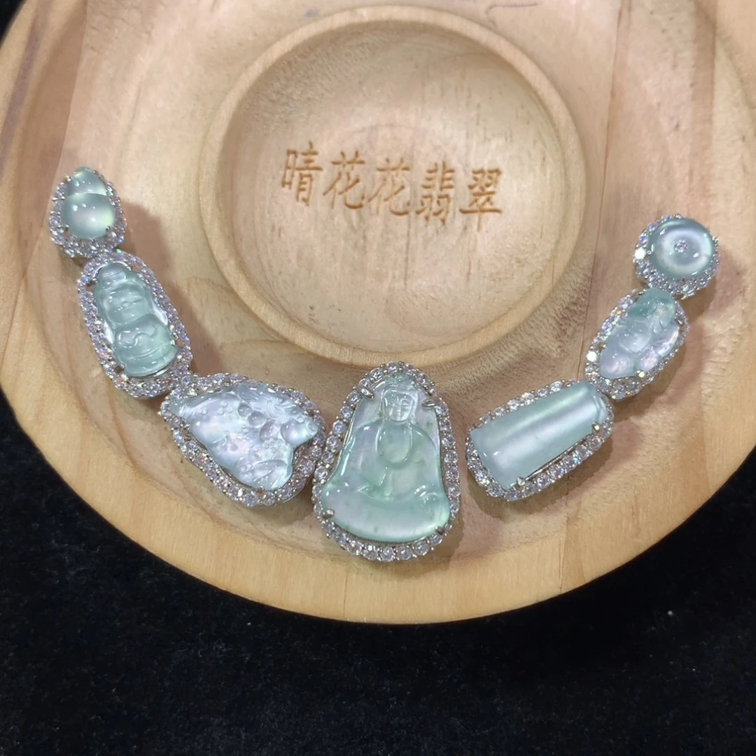 颈饰未镶嵌翡翠翡翠