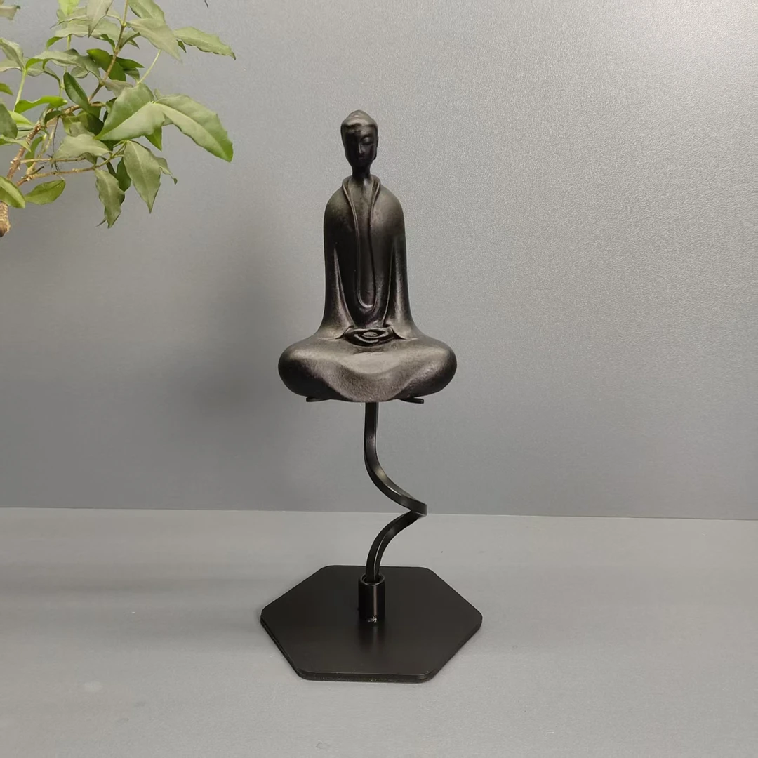 石魂缘铁艺 六角板螺纹大蚂蚁 奇石底座 石头摆件 石头底座 铁架