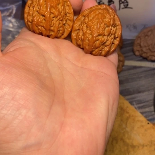 吊坠文玩核桃白狮子