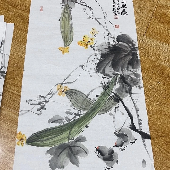 姜奇老师花鸟作品69×34