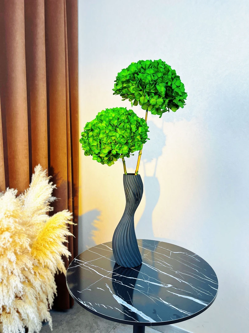 【山野绿绣球25-30cm】永生花绣球节日花单插年宵花室内居家装真花