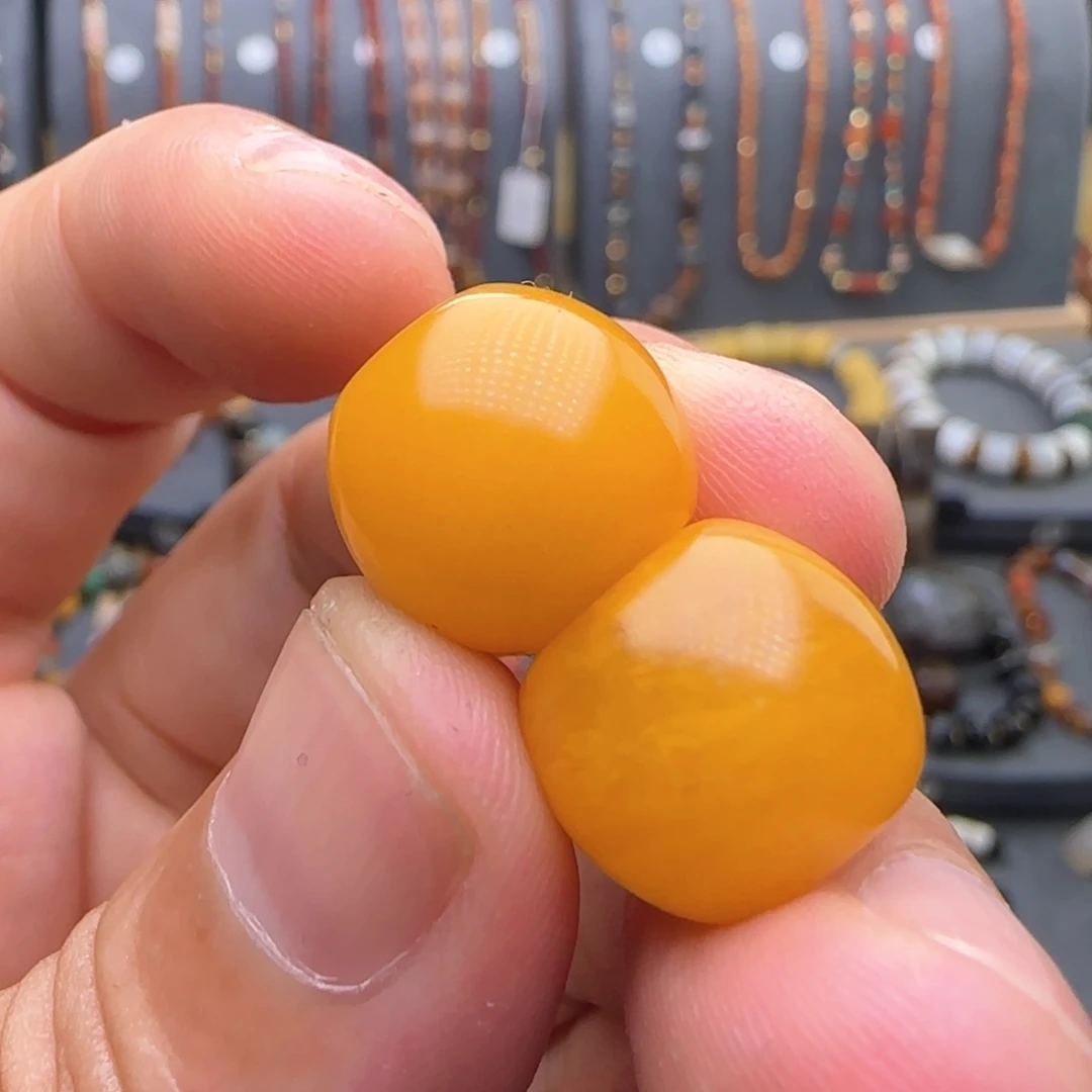 蜜蜡颈饰未镶嵌蜜蜡