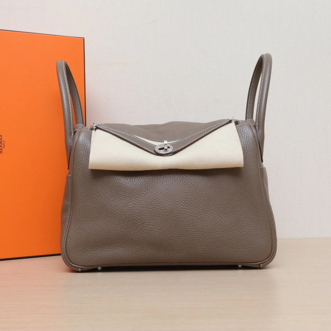 95新 Hermes/爱马仕 【娇】Lindy 30 18大象灰 TC皮 399259