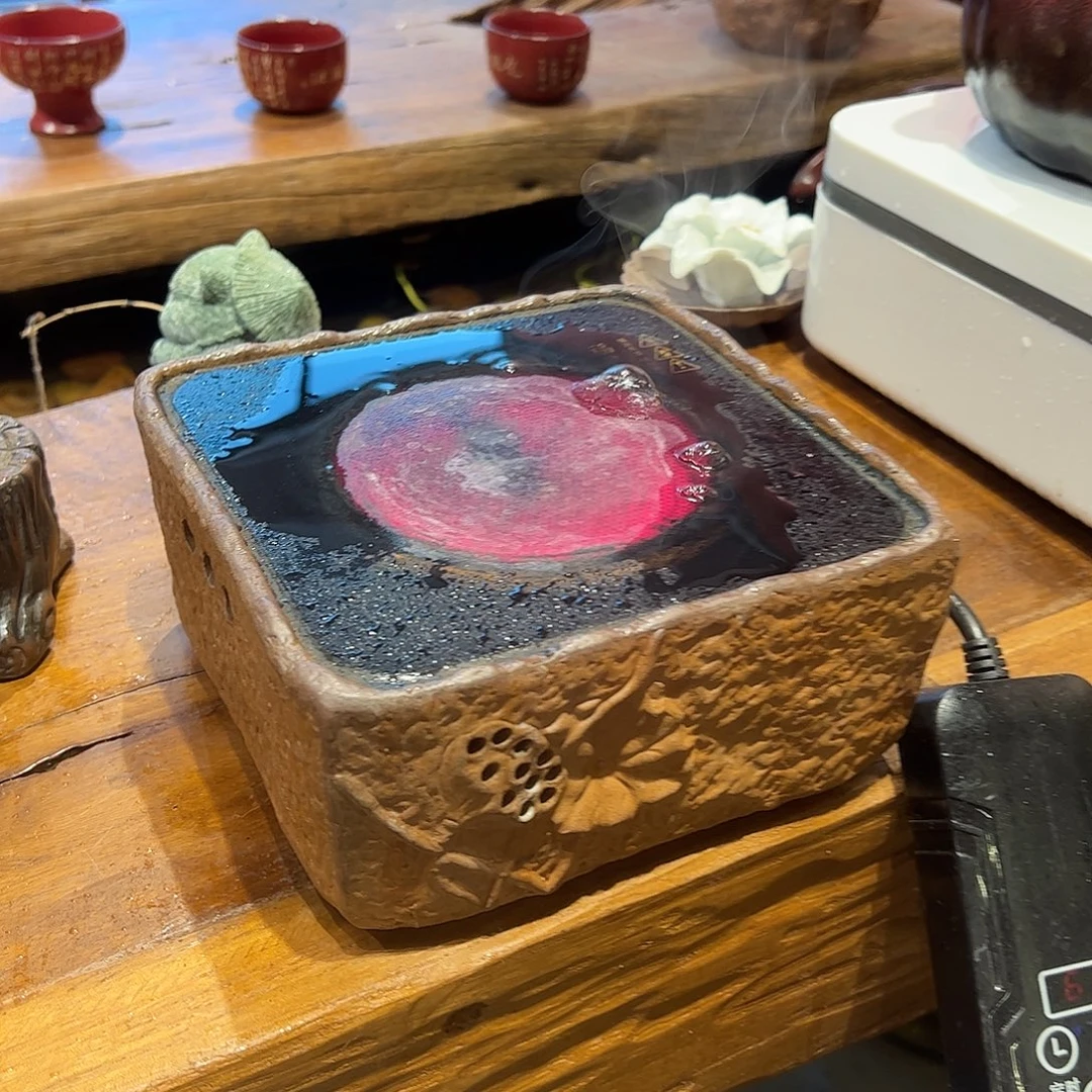 可以养的粗陶原矿老岩泥茶器