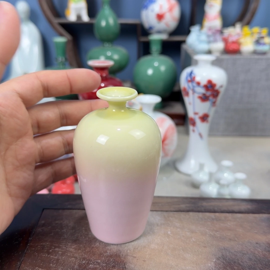 陶瓷手工小花器摆件