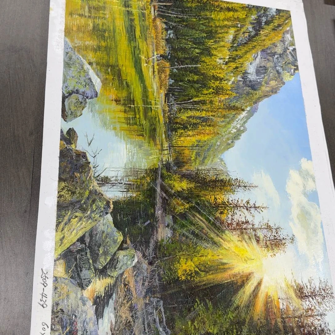 油画你在我心里是个
