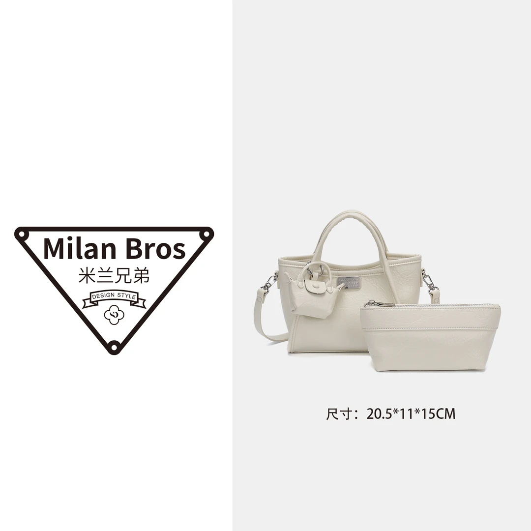 【米兰兄弟】百搭手提休闲时尚气质单肩斜挎包K2502