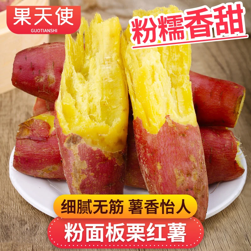 【果天使】粉面板栗红薯3-9斤细腻无筋粉面香甜新鲜蔬菜番薯好吃
