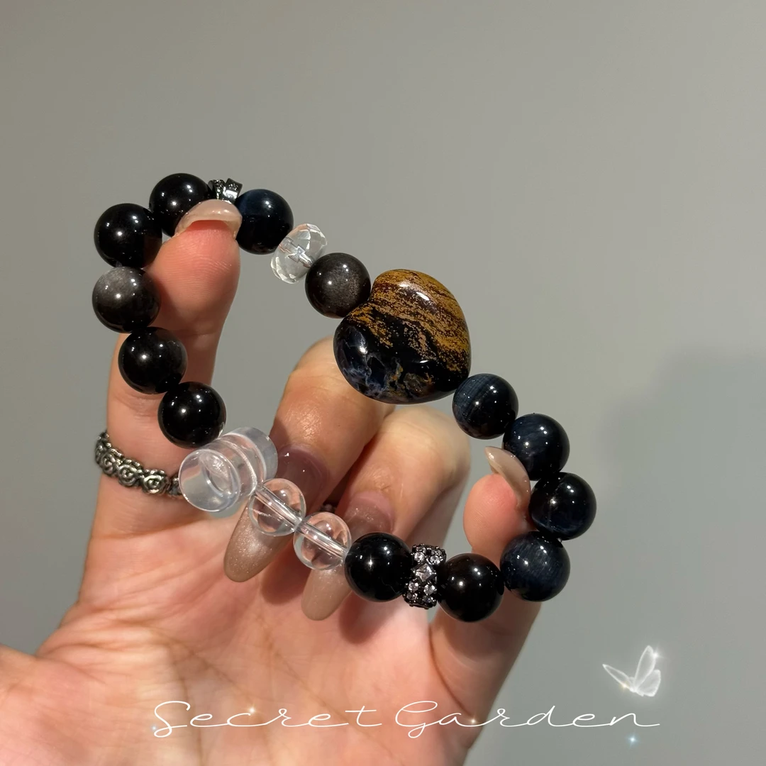 合金手链 【大话西游】原创系列天然蓝虎银曜10m