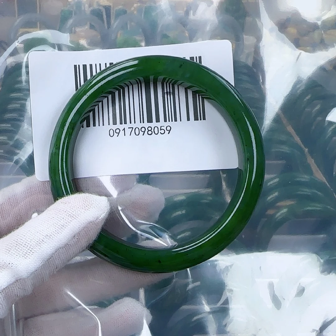 和田玉（碧玉）手镯未镶嵌6263