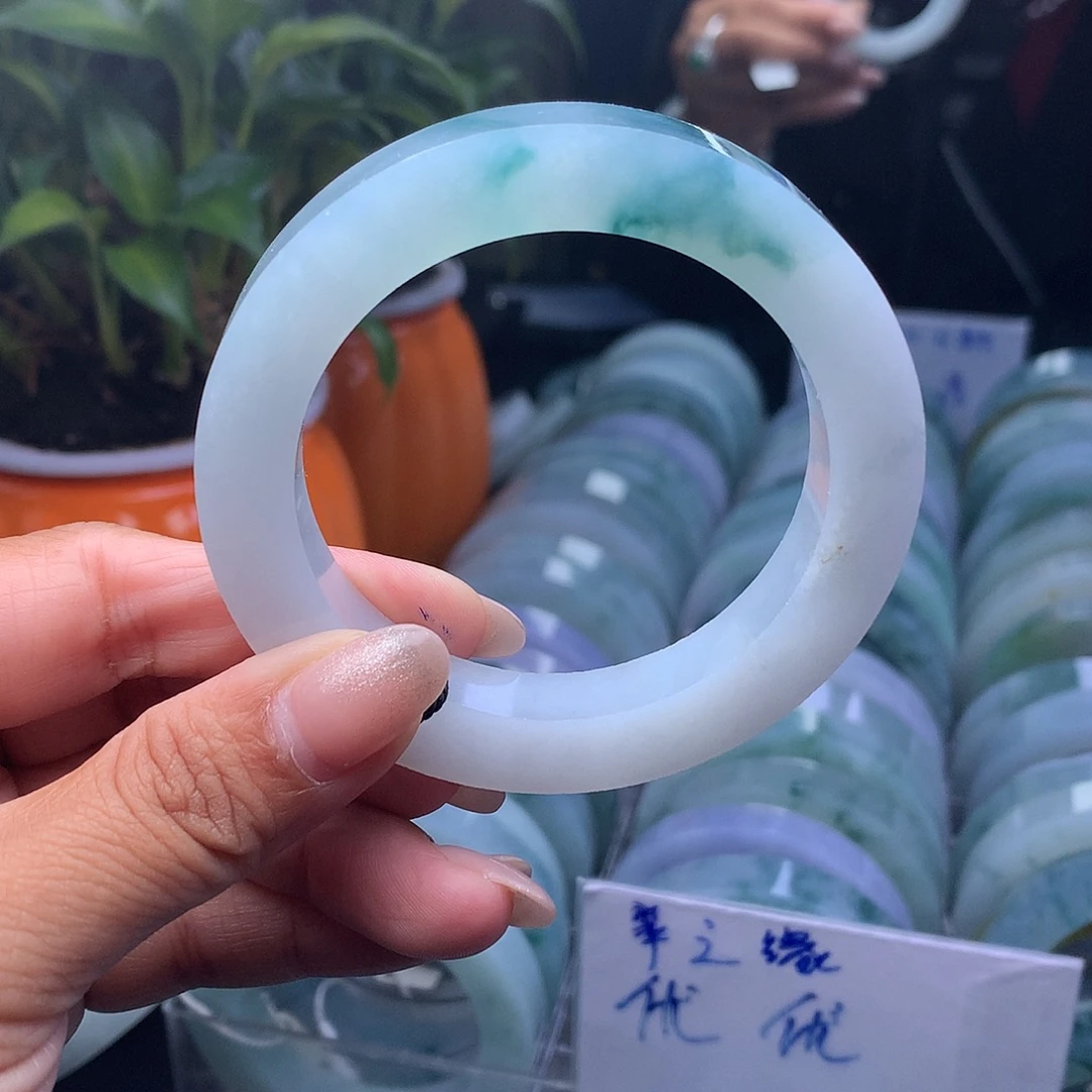 定制翡翠未镶嵌55-57圈