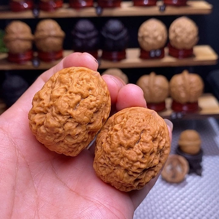 文玩核桃吊坠五毒蝉50