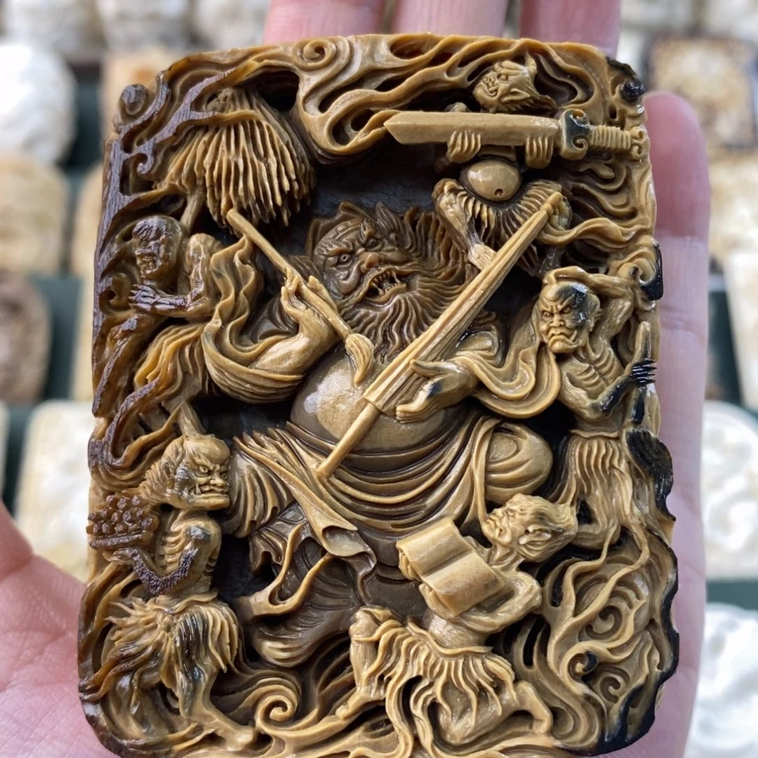 白玉菩提吊坠ㅤ****▖钟馗