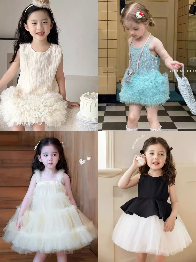 【801-899】（妍熙2）2025年春夏百搭时尚套装洋气韩版女小童牛仔休闲