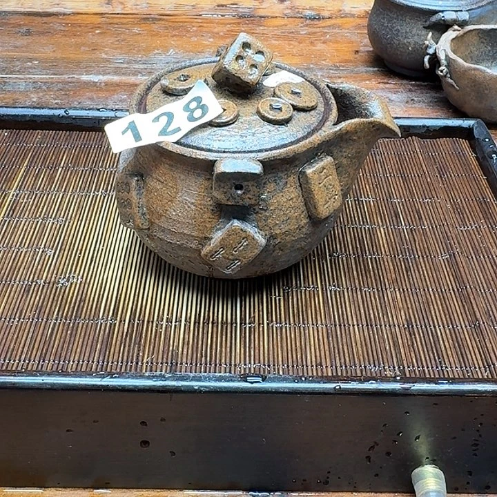 纯手工制作粗陶茶具