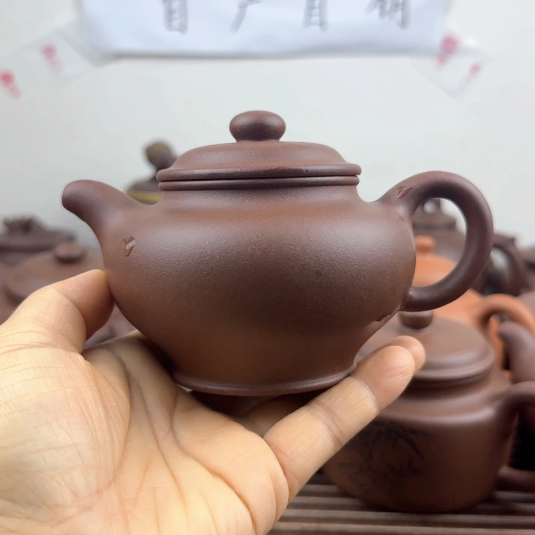 茶壶紫砂260cc掇只嫩底槽清
