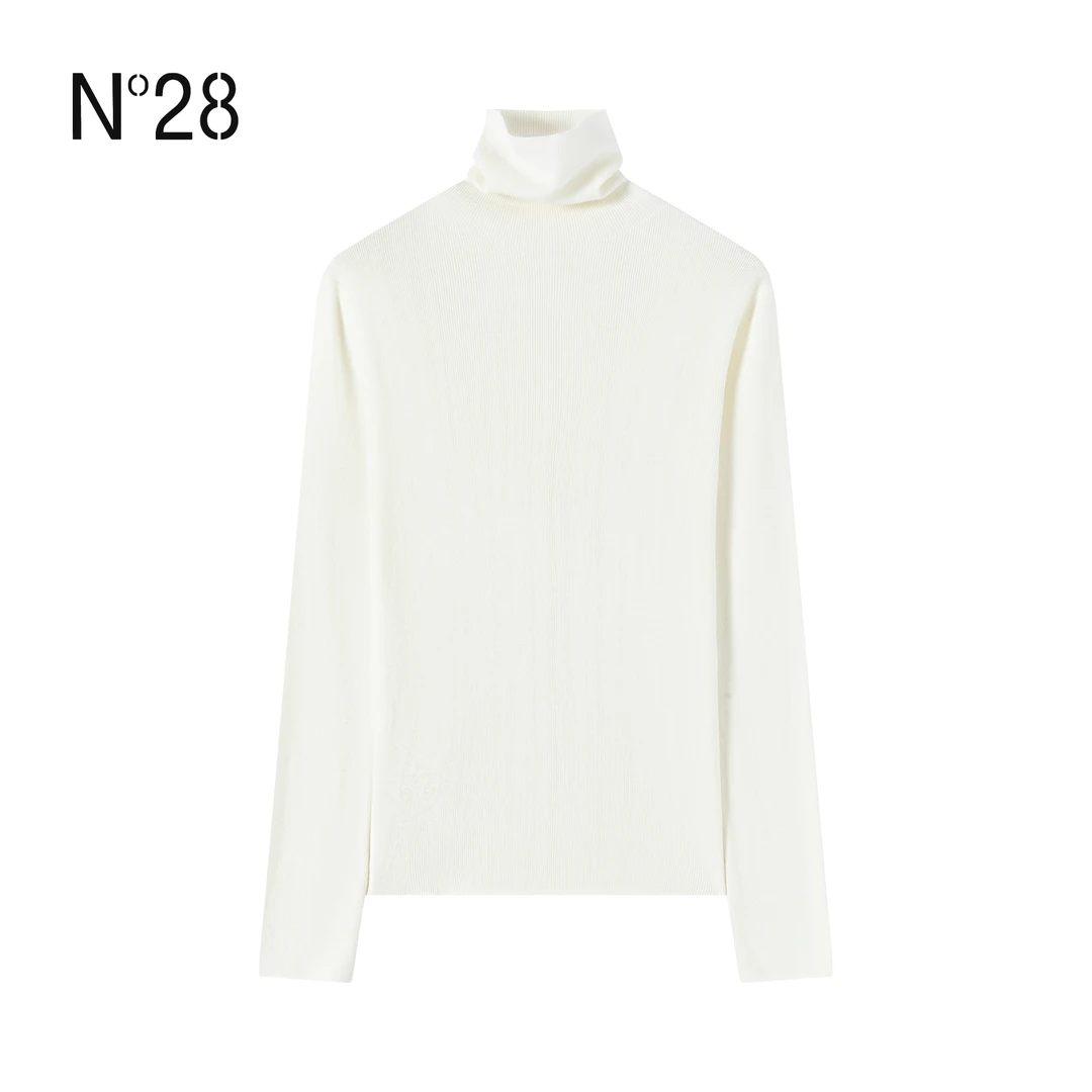 【王雪糕专属】N°28堆堆领高领羊毛针织打底衫女秋冬8955B1M005