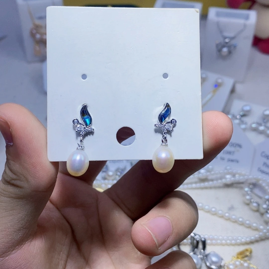 未镶嵌淡水珍珠耳饰