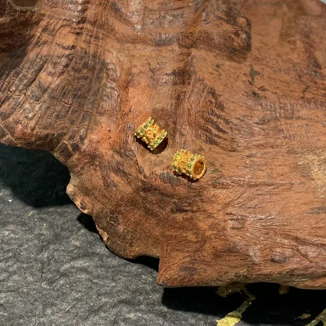 【山玥珠宝】18K金六字真言路路通（多样性发货1件）