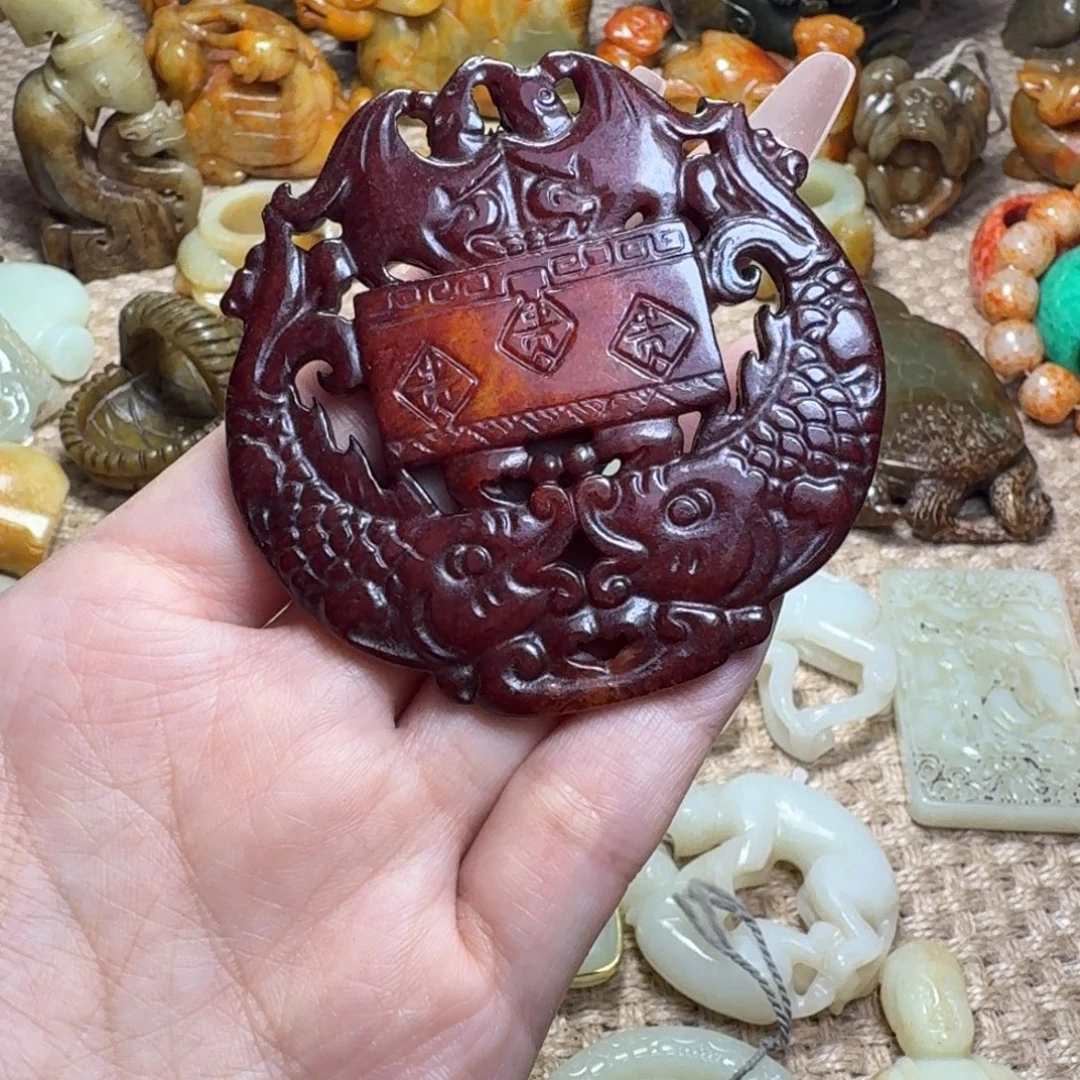 白玉菩提吊坠挂件