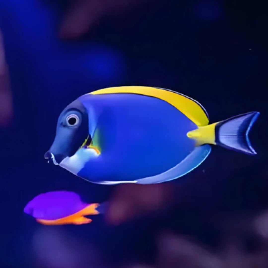 斯里兰卡粉蓝吊鱼 海水观赏鱼