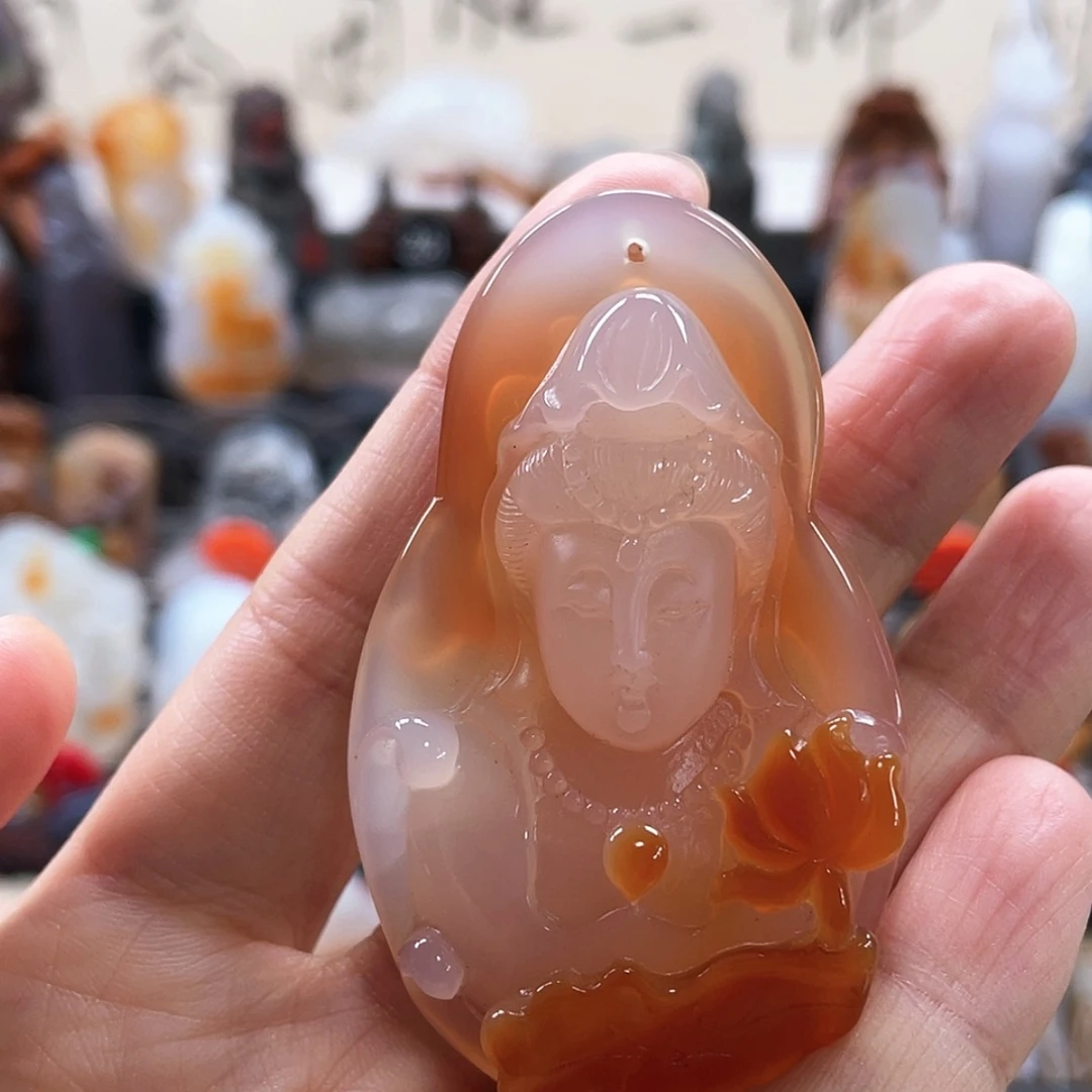 【闪购商品】玛瑙/玉髓珠宝半成品未镶嵌郭***桥