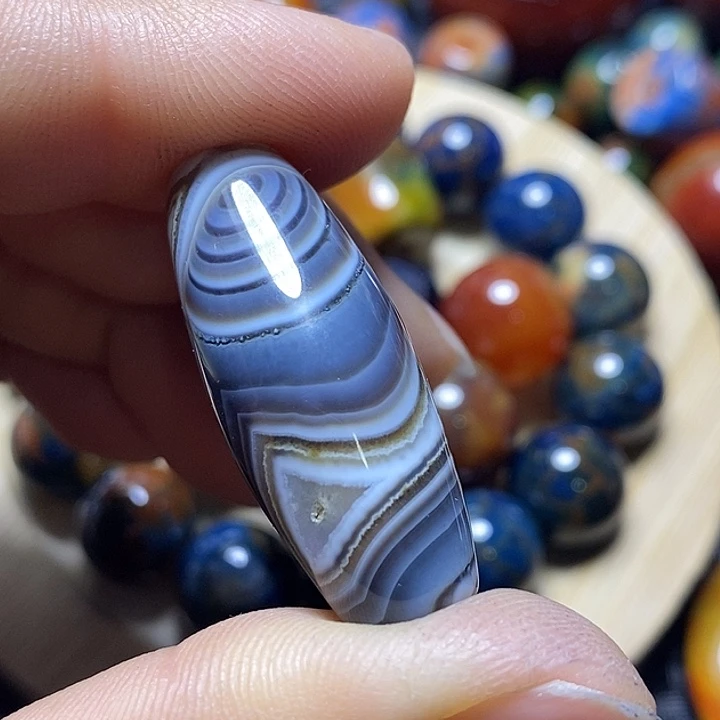 原***光玛瑙/玉髓未镶嵌颈饰