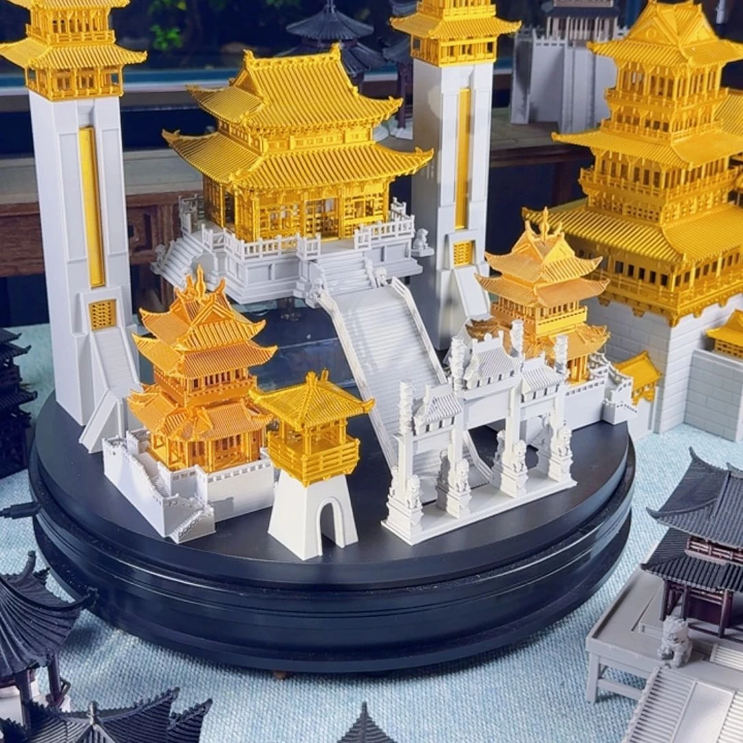 波****万景楼的建筑模型设计