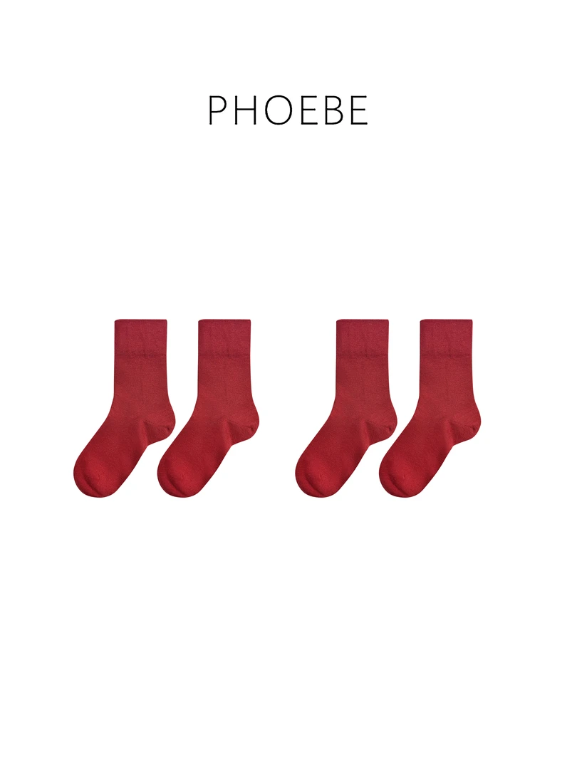 【新年袜】PHOEBE叶姐 冬季新款袜子H4011010142F