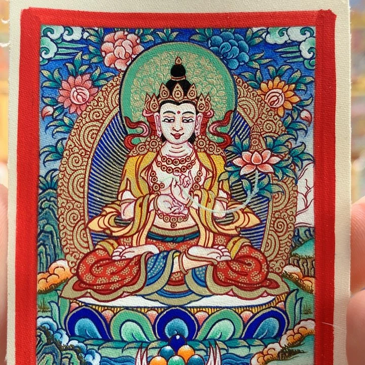 吊坠般若唐卡非遗传承