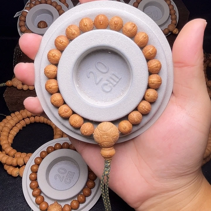 凤眼菩提手串10.5mm实心油红皮