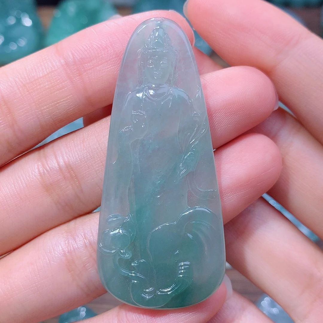 颈饰未镶嵌翡翠普贤