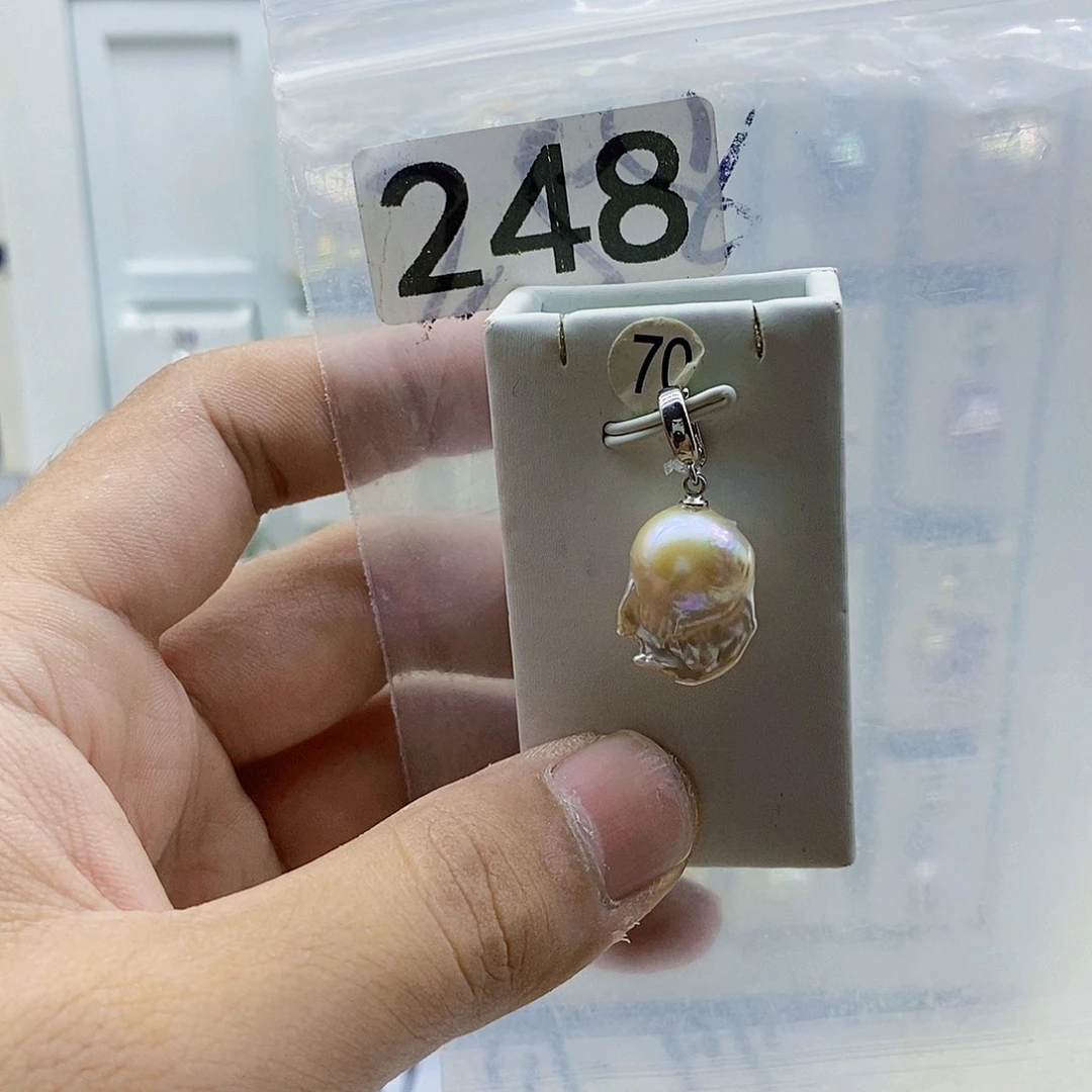 颈饰合金淡水珍珠