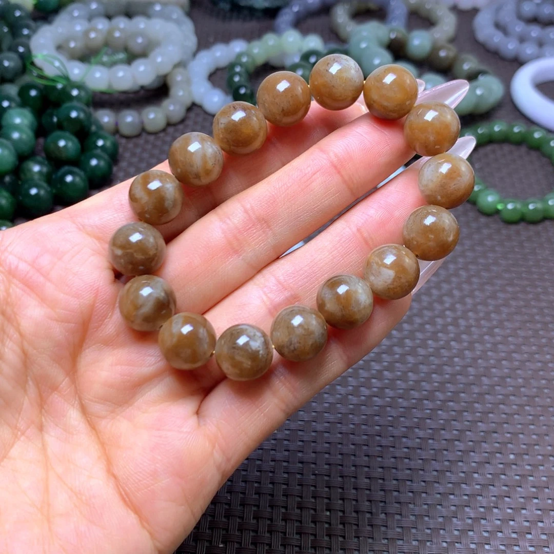 和田玉未镶嵌手串卡12