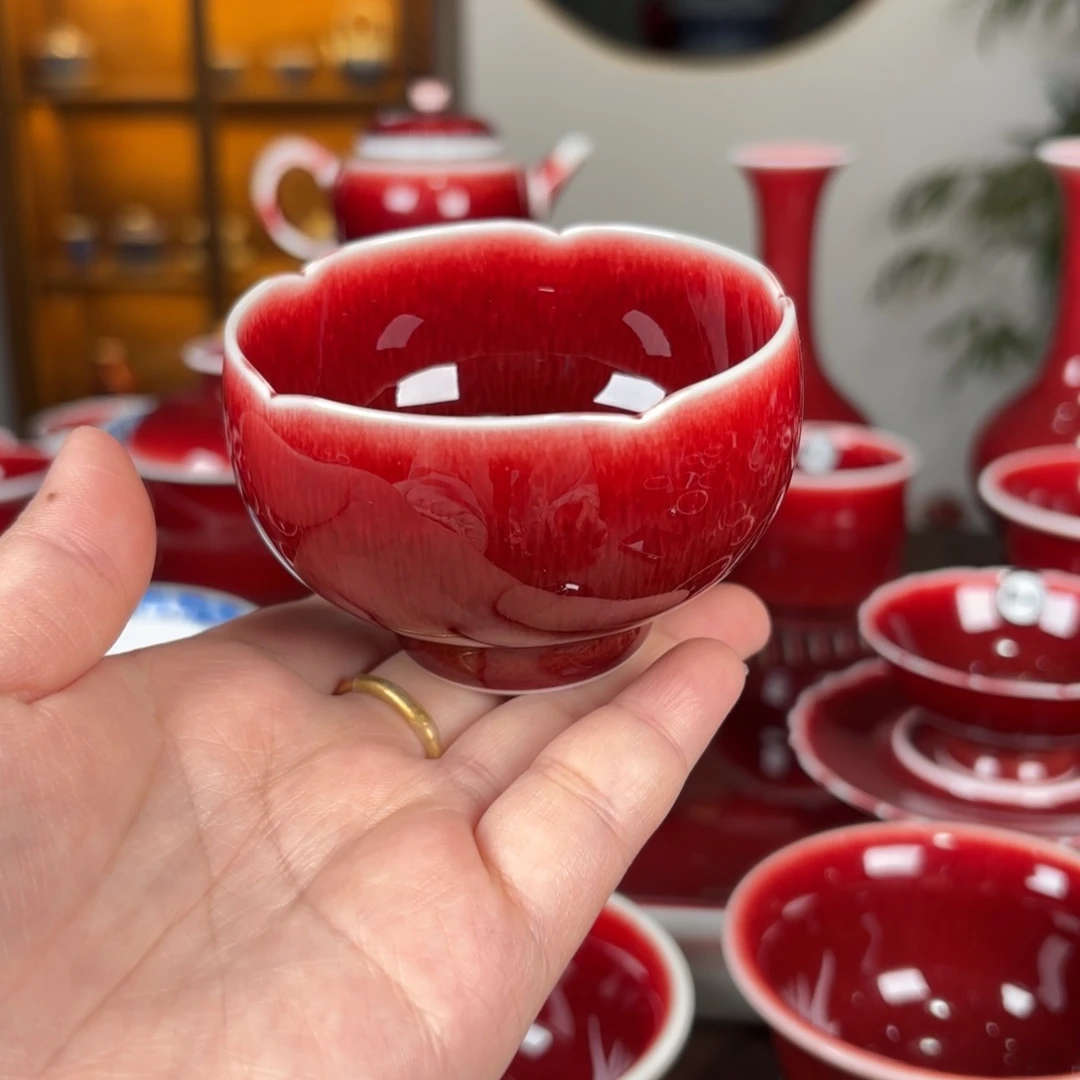 摆件景德镇高温原矿釉