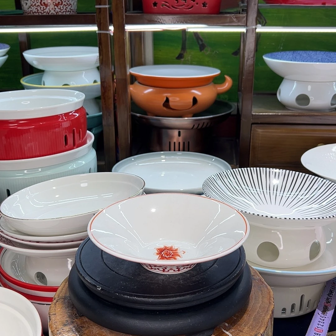 陶瓷缠连枝陶瓷款三件套