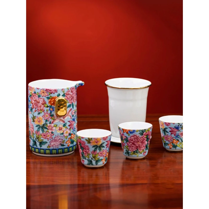 珐琅彩百花争艳旅行套组 ZH1017