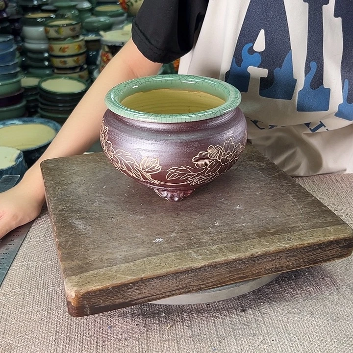 泳坤堂石湾盆陶瓷