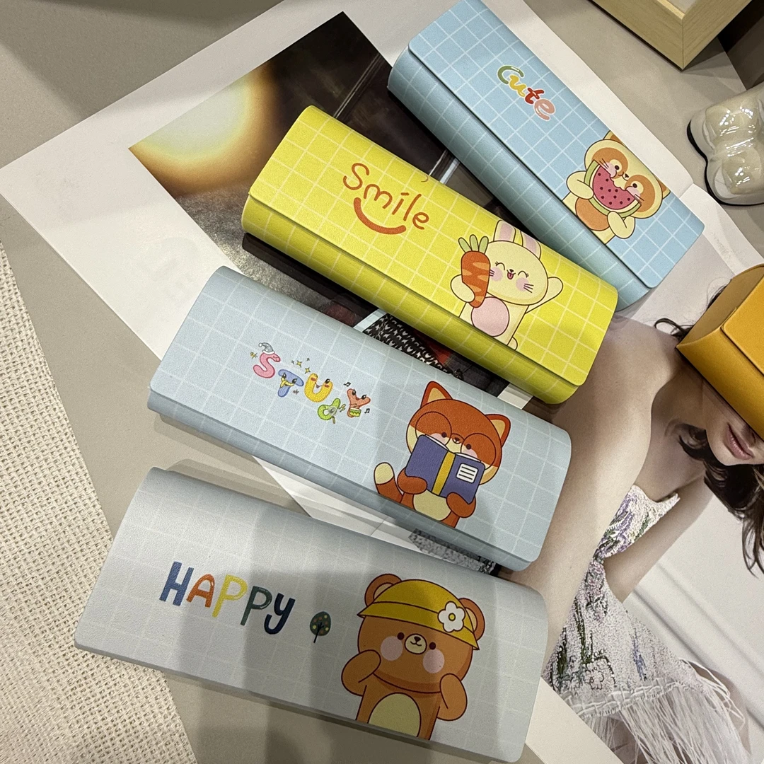 源头工厂新款卡通图案手工盒眼镜收纳盒