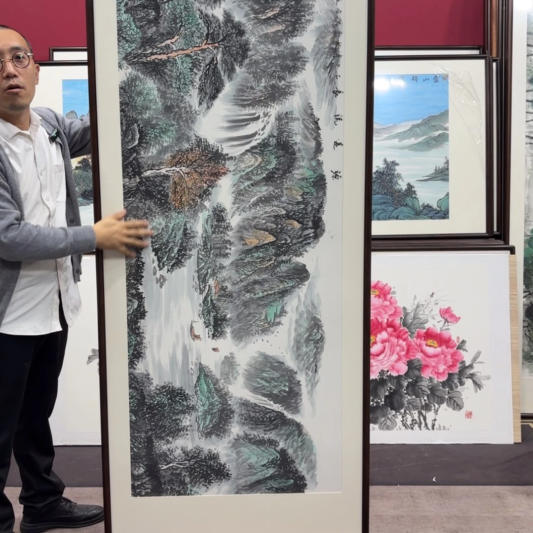 国画手绘作品210/80