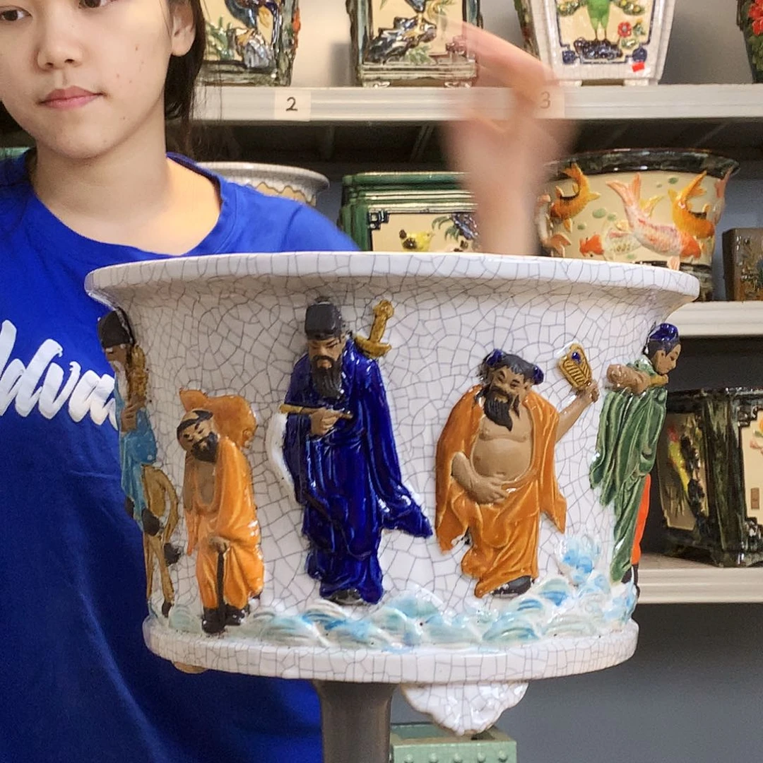 揭****配实物拍摄湾盆石湾盆