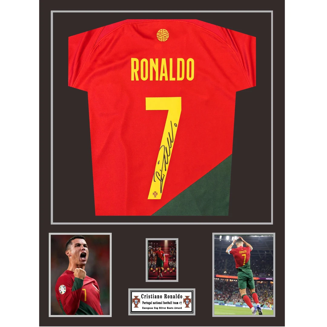 【TIPTOP亲签】C罗 葡萄牙 7号 2022世界杯赛季 元年 球衣 证书EM