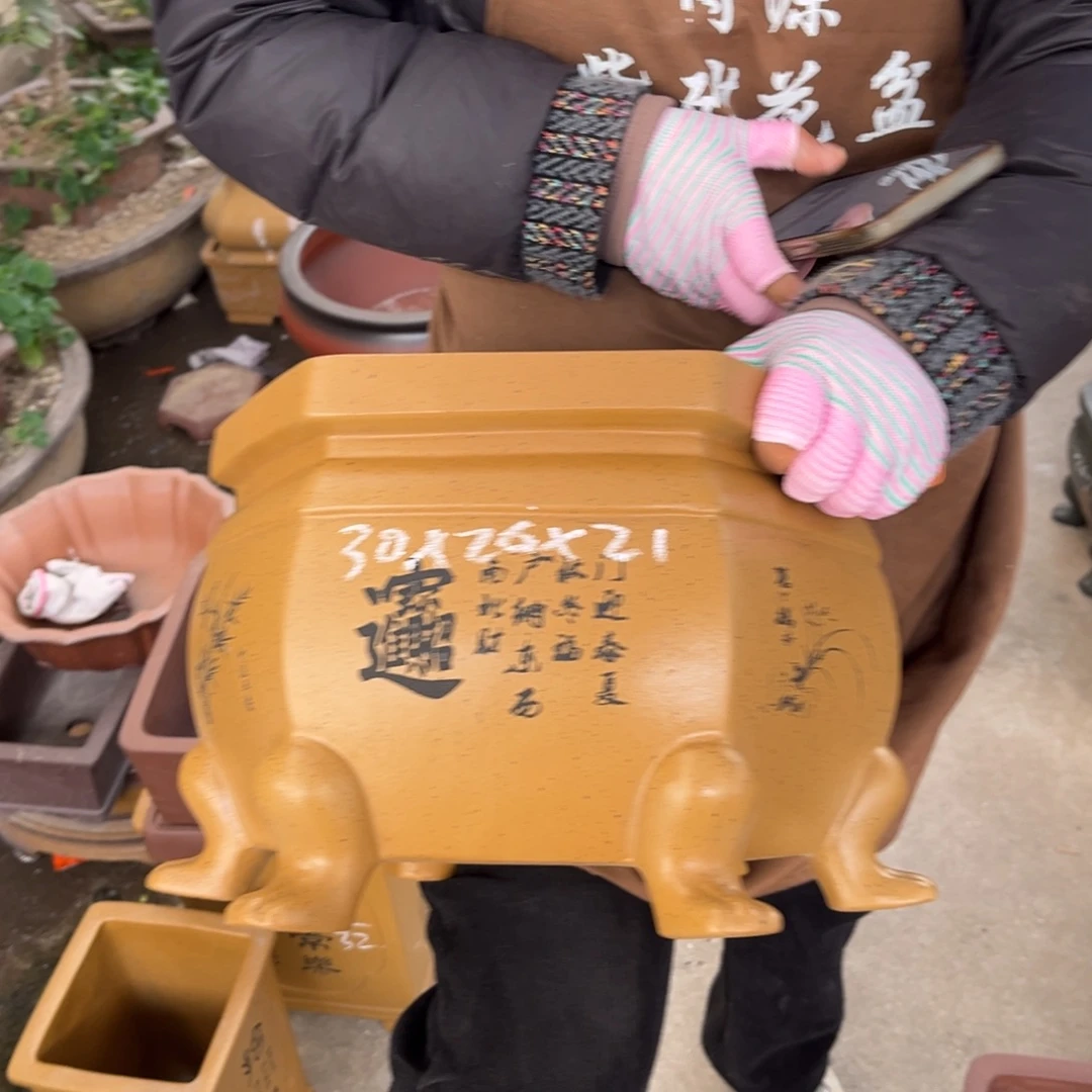 紫砂花盆盆景艺术