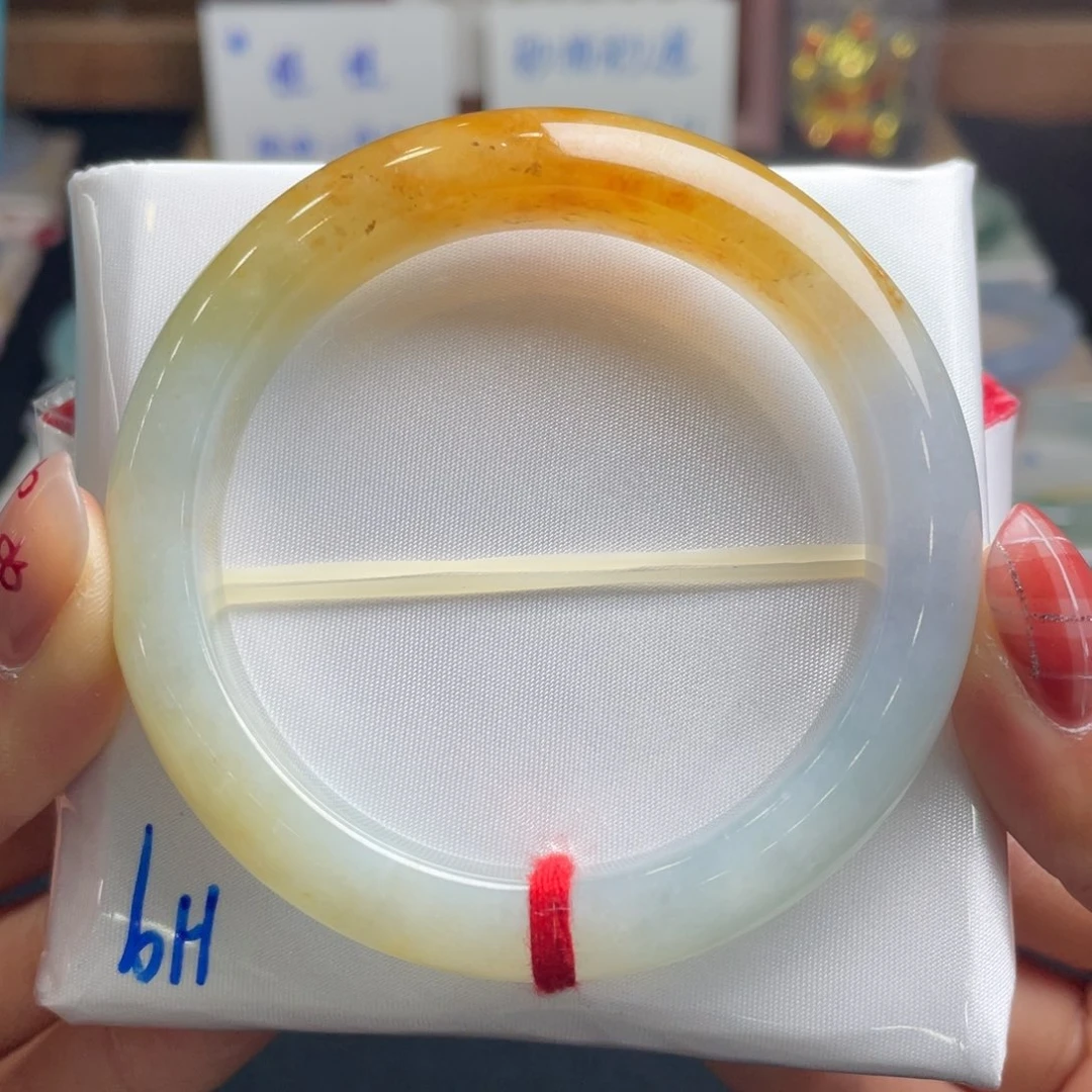 翡翠手镯未镶嵌54.4正圈