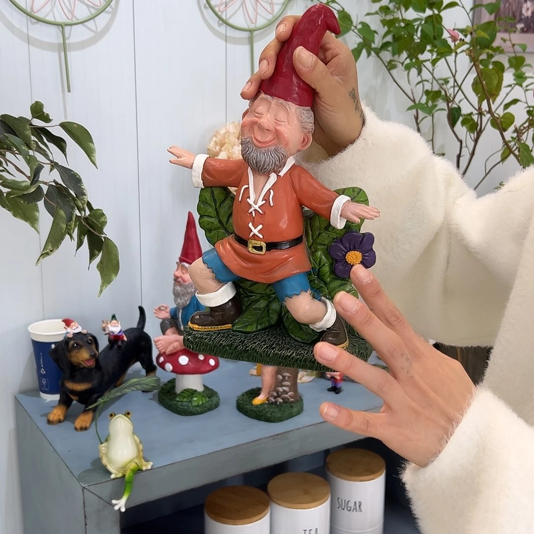 花园摆件红红火火