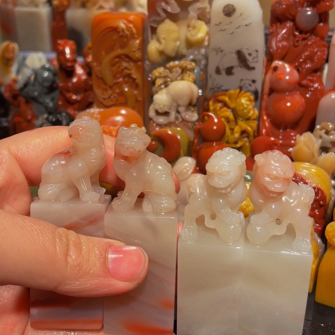 寿山石印石精美寿山