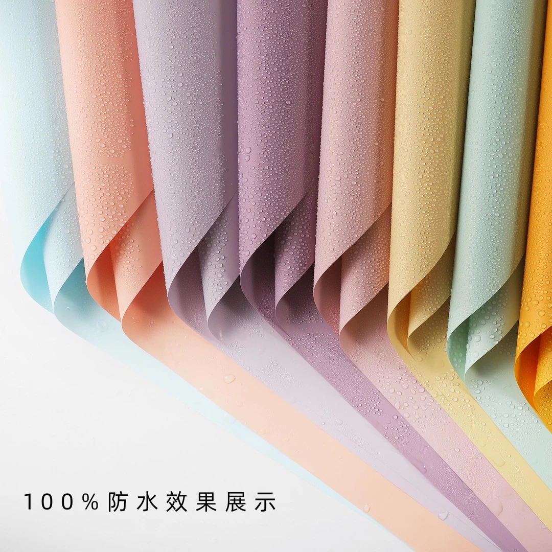 【微花宝】纯色7丝加厚花束包装纸纯色初恋纸花艺包装鲜花包装材料