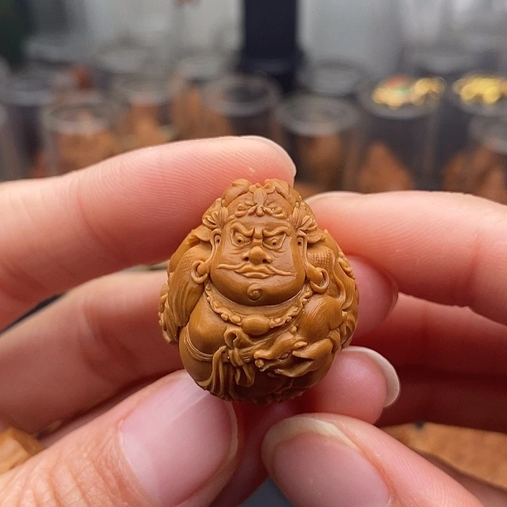 橄榄核吊坠用****3黄财神